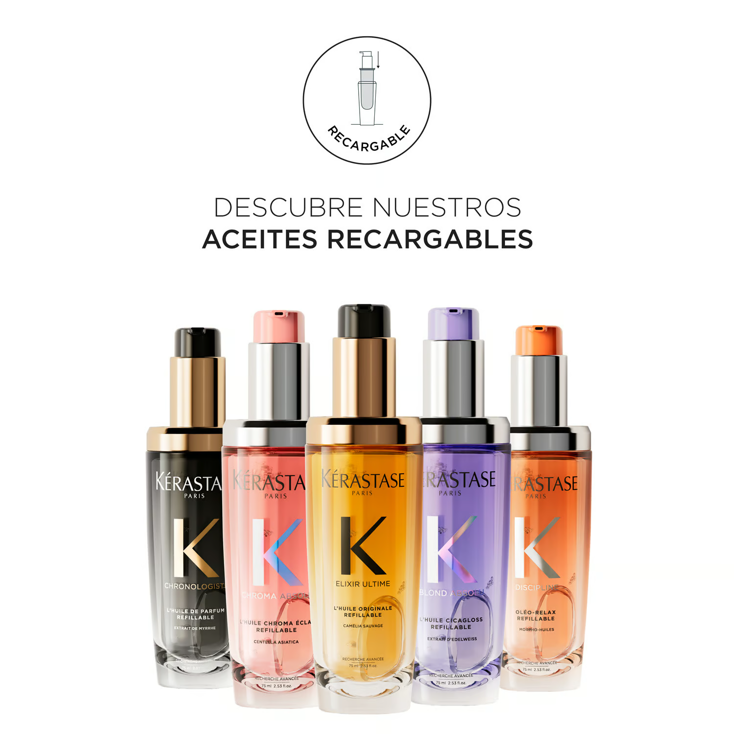 Recarga Aceite L'huile Chroma Éclat Radiance 75ml 