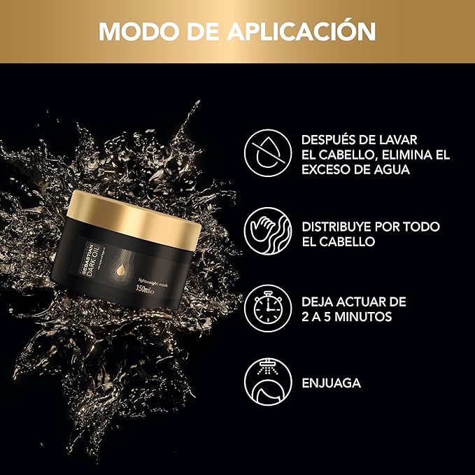 Sebastian Máscara Dark Oil 150ml Sebastian