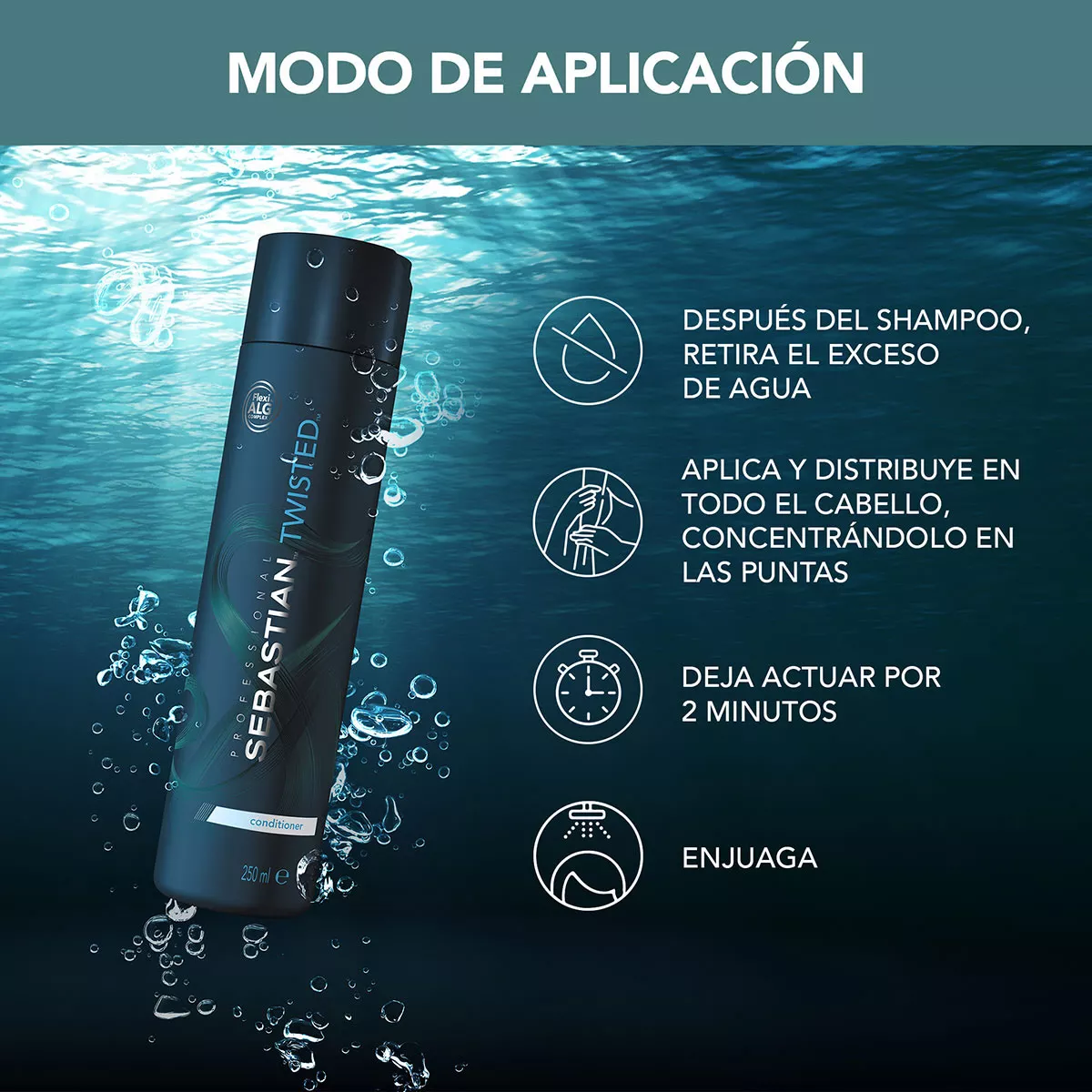Sebastian Acondicionador Twisted Curl 250ml 