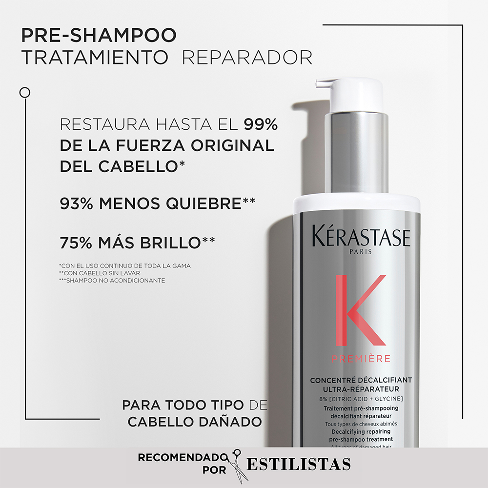 Concentrado descalcificante ultra-reparador Premiere 250ml Kérastase