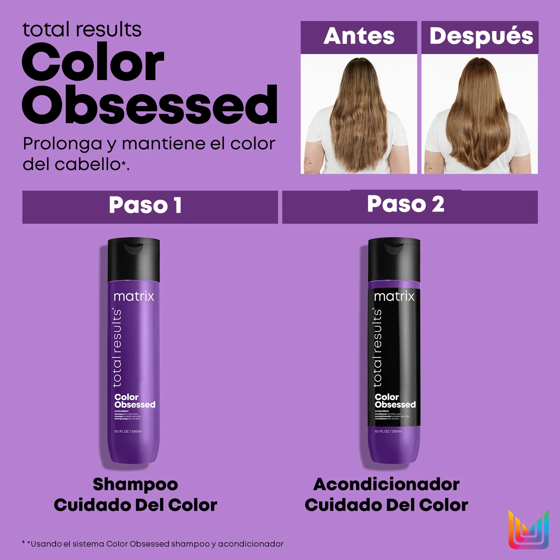 Shampoo Matrix Cuidado del Color 300 ml Color Obsessed