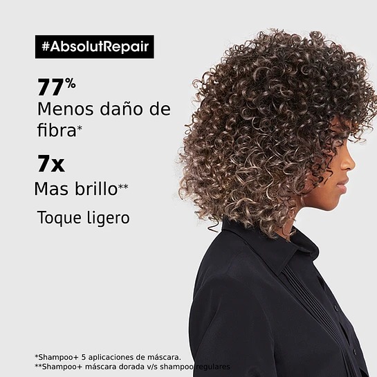 Máscara Dorada Absolut Repair 250ml  Loreal