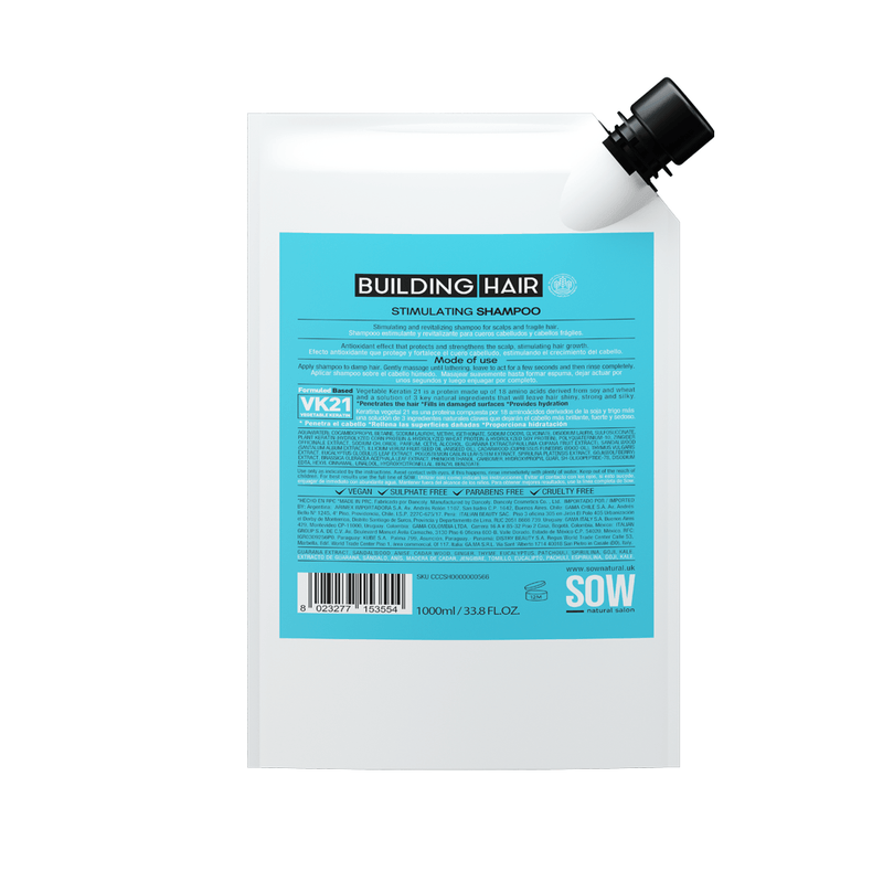 SOW Building Stimulate Pouch Refill Shampoo 1000ml