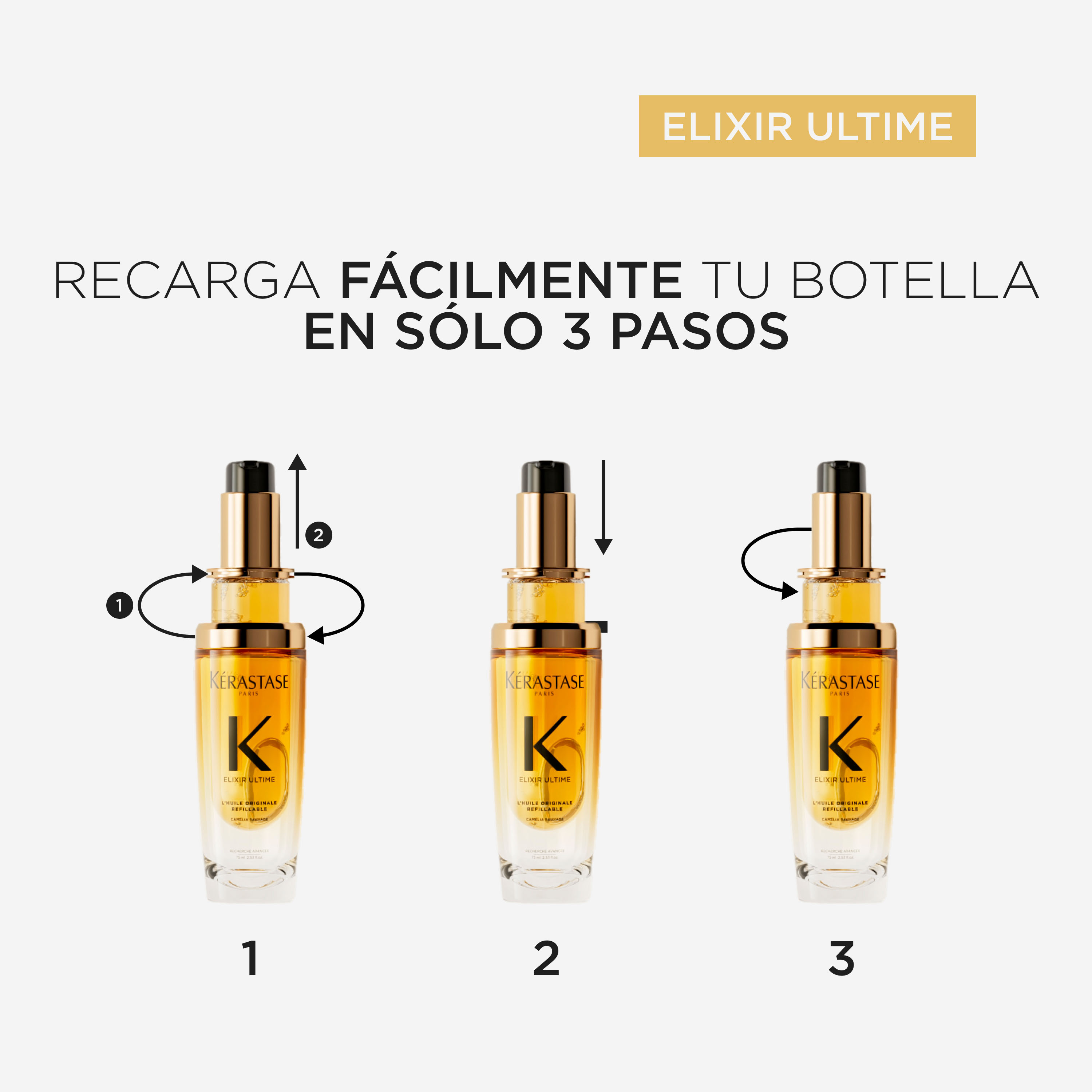 Recarga Aceite Elixir Ultime L’Huile Original 75ml Kérastase