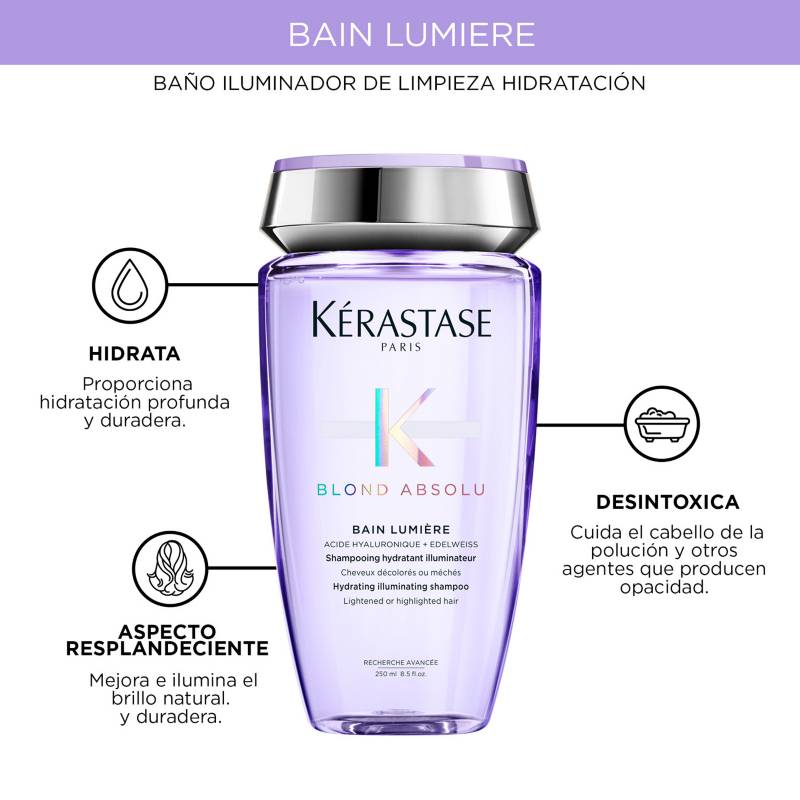 Shampoo Kérastase Bain Lumière Blond Absolu 250ml