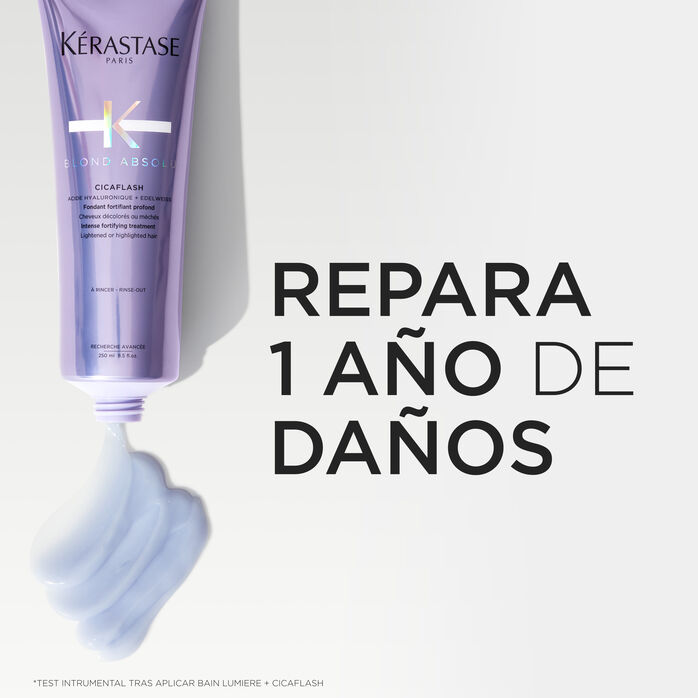  Crema kérastase para cabello rubio Cicaflash Blond Absolu 250ml 