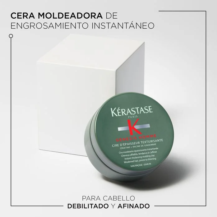 Cera Modeladora Fortificante Genesis Homme 75ml Kérastase