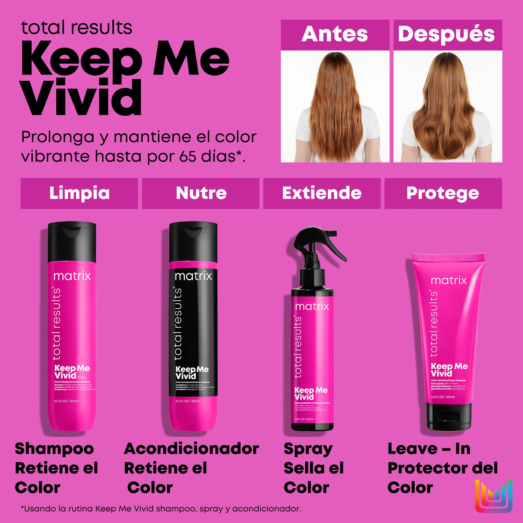 Acondicionador Matrix Cuidado del Color 300 ml Keep Me Vivid