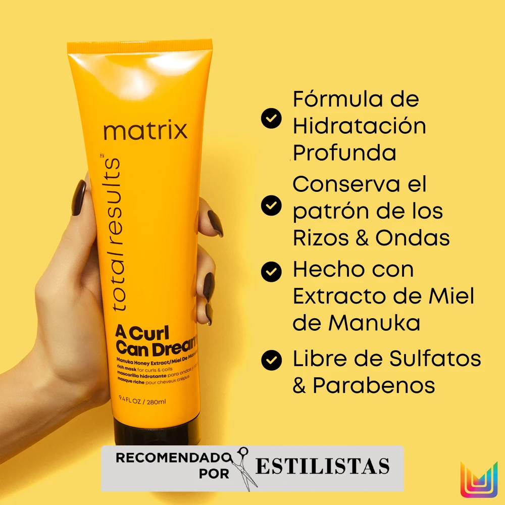 Máscara Hidratante para Cabello con Rizos A Curl Can Dream 280ml Matrix