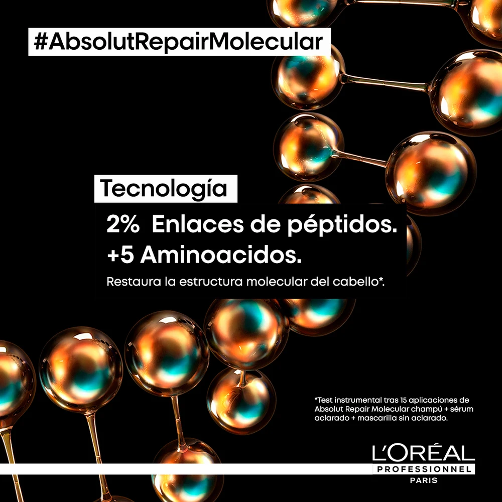 Shampoo Absolut Repair Molecular 500ml Loreal