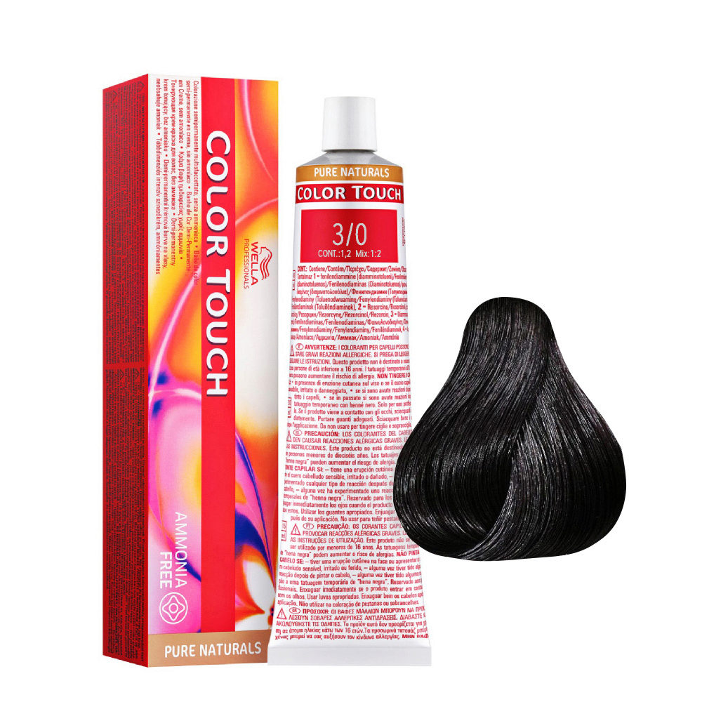Wella Tinte Color Touch 60ml 3/0 Pure Nat