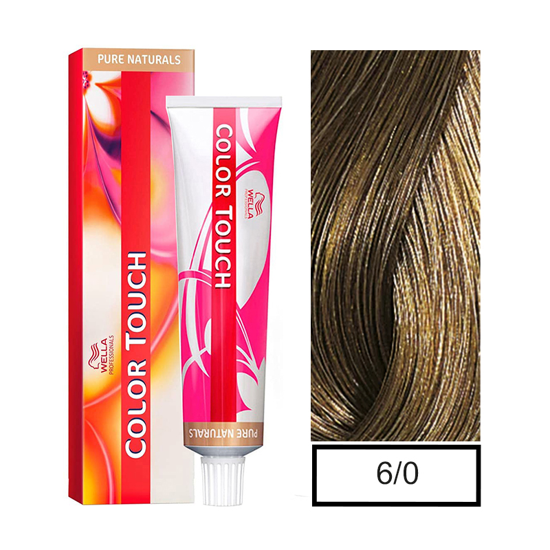 Wella Tinte Color Touch 60ml 6/0 Pure Nat