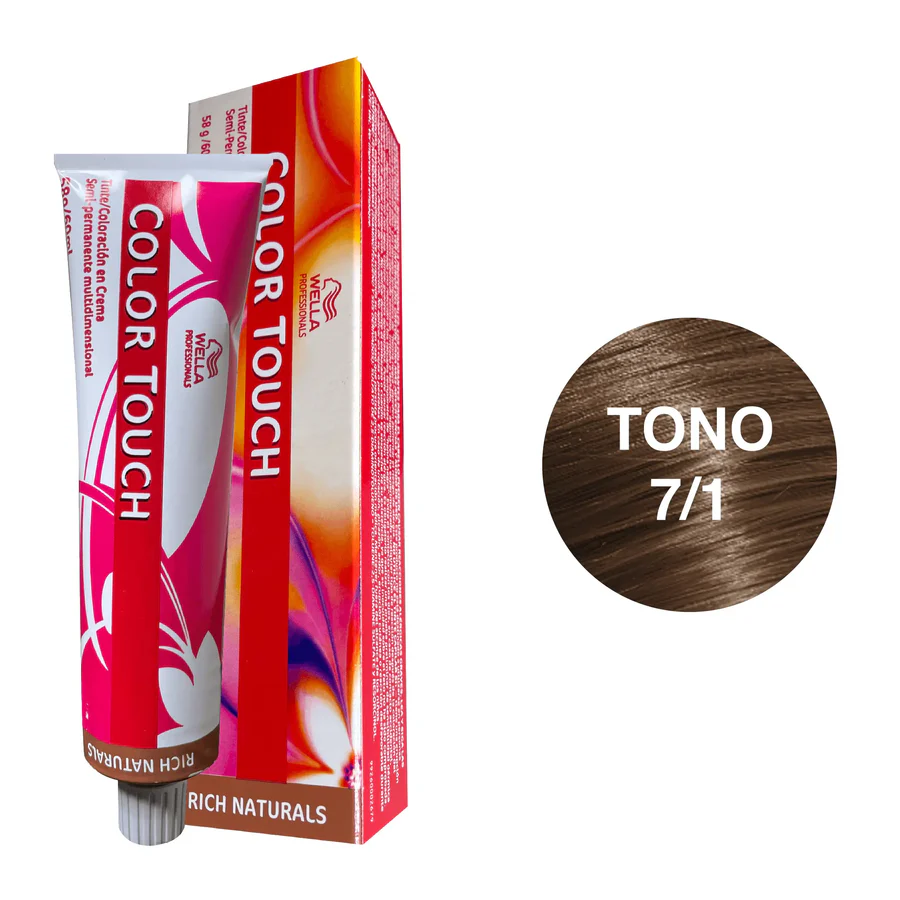Wella Tinte Color Touch 60ml 7/1 Rich Nat