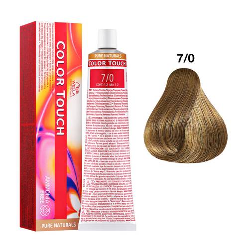 Wella Tinte Color Touch 60ml 7/0 Pure Nat