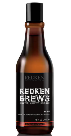 Shampoo 3 en 1 Redken Brews 300ml