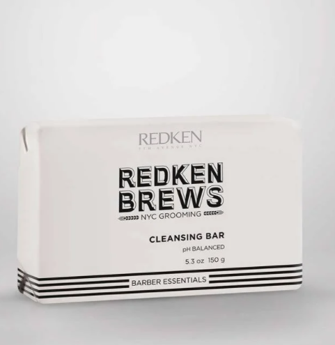 Barra de limpieza para hombres, jabón para cara y cuerpo Redken Brew Cleanse Bar 150g