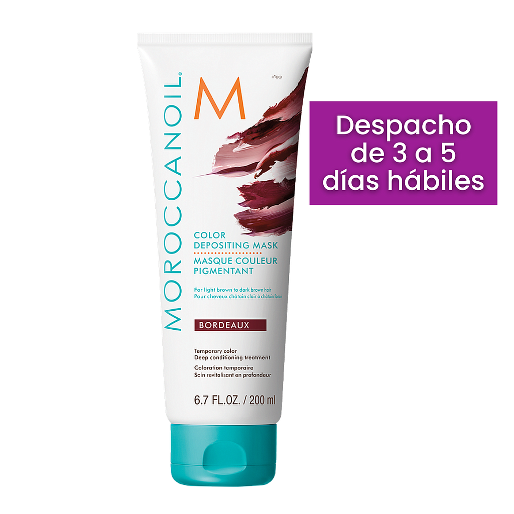 Máscara Color Bordeaux Semipermanente 200ml Moroccanoil
