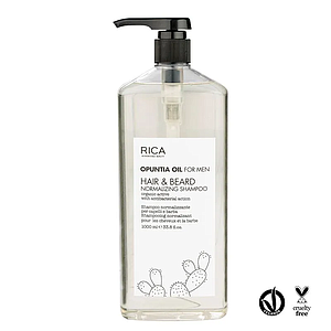 Rica Opuntia Oil For Men Shampoo Cabello Y Barba 1000ml