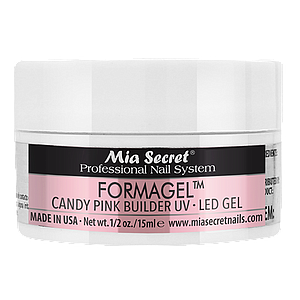 FORMAGEL CANDY PINK BUILDER GEL 15ML MIA SECRET