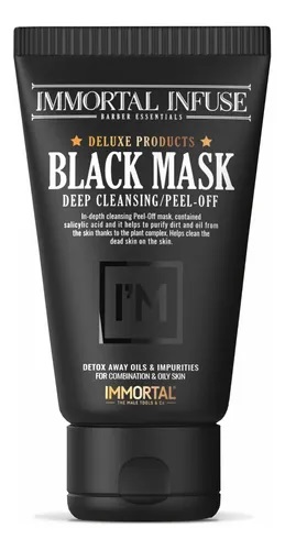 Mascarilla Negra de Limpieza Profunda 150ml Immortal (Black Mask)