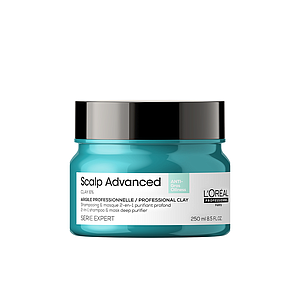 Máscara 2 en 1 Limpieza Profunda Cabello Graso Scalp Advanced 250ml Serie Expert