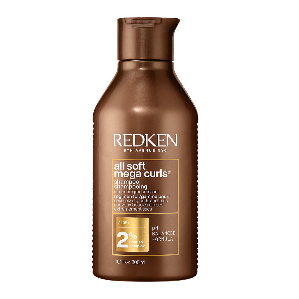 Shampoo hidratante cabello rizado y seco All Soft Mega Curls 300ml