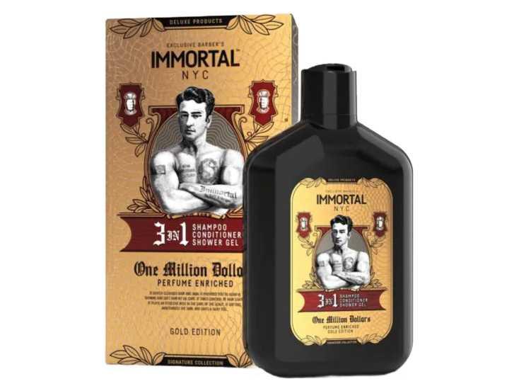 Shampoo Immortal NYC 3 in 1 One Million Dollars 500ml