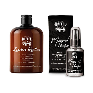 Pack Boffel Shampoo Anticaída 250ml + Hair&Beard Oil 50ml Nav 24