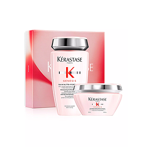 Set Kérastase Hidratante Anti-Caída Genesis Shampoo 250ml + Máscara 200ml 