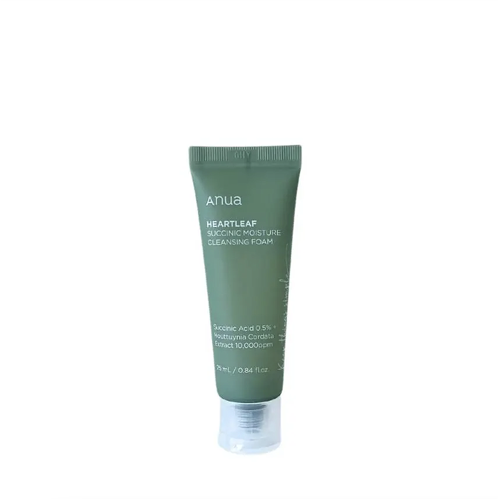 ANUA HEARTLEAF SUCCINIC MOISTURE CLEANSING FOAM - 25ML